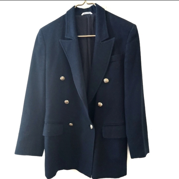 LUX Cashmere Blend Accento Marzotto Classic Blazer 6 - Picture 2 of 6